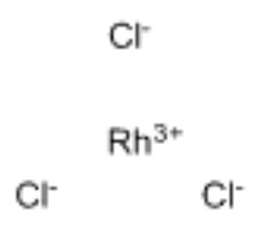 无水氯化铑(III)|Rhodium(Iii) Chloride, Anhydrous (Metals Basis), Rh 48.7% Min|10049-07-7|Titan|98%+|RG|1g